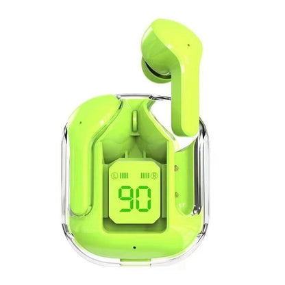 Air31 Earbuds Wireless | Crystal Transparent Bluetooth 5.3 | LED Digital Display Airpods